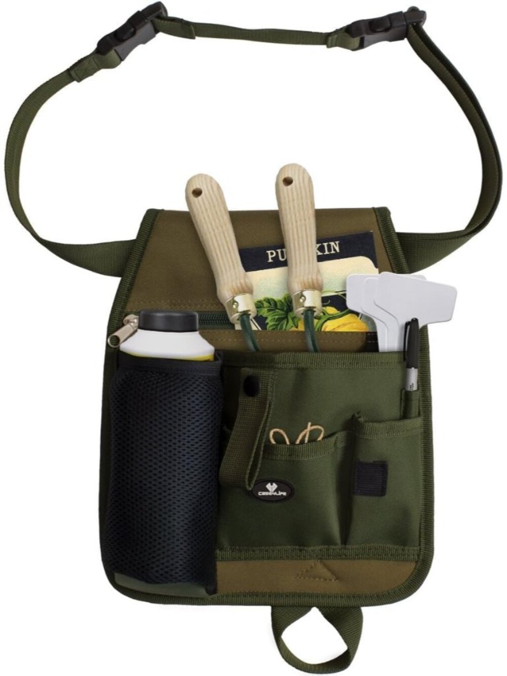 Handy Organizer Garden Tool Pouch - Unisex Utility Belt Apron for Gardening Gift
